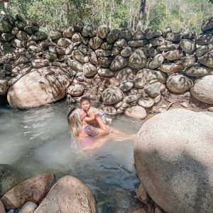 Caldera’s waterfall + Hot Springs