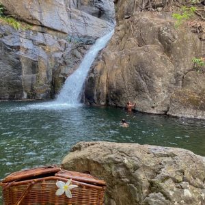 Caldera’s waterfall + Hot Springs